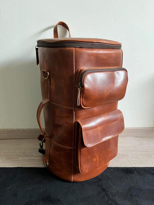 Prachtige reistas/weekendtas van buffelleer, Handtassen en Accessoires, Tassen | Reistassen en Weekendtassen, Nieuw, Ophalen of Verzenden