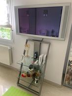 ÉTAT NEUF*Meuble sous télévision en métal avec 3 étagères en, Ophalen of Verzenden, Zo goed als nieuw