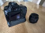 Canon EOS 60D + originele Canon batterijgrip, TV, Hi-fi & Vidéo, Appareils photo numériques, 18 Mégapixel, Canon, Comme neuf, Enlèvement