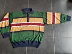 Emilio Sandrini groen-blauwe-gele trui met strepen, Kleding | Heren, Truien en Vesten, Emilio Sandrini, Maat 48/50 (M), Ophalen of Verzenden