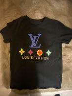 Tshirt, Zwart, Louis Vuitton, Korte mouw, Gedragen