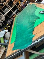 Groen kleur halve huid 1.5 mm dikte soepel A-34, Ophalen of Verzenden, Groen