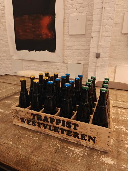 Westvleteren Trappist 8 - 10 - 12 groen blauw geel, Verzamelen, Biermerken, Zo goed als nieuw, Ophalen of Verzenden