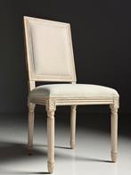 Klassieke stoel beige, Antiek en Kunst, Ophalen