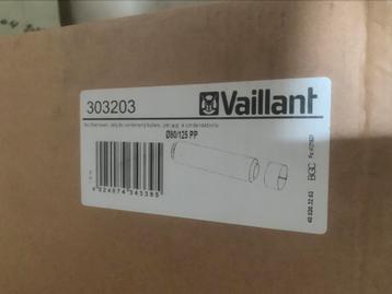 Tube Vaillant 80/125 1m et 50cm neuf  disponible aux enchères