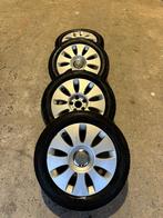 4 Jantes Audi 16" + 4 pneus hiver, Auto-onderdelen, Banden en Velgen, Ophalen, Gebruikt, 16 inch, Band(en)