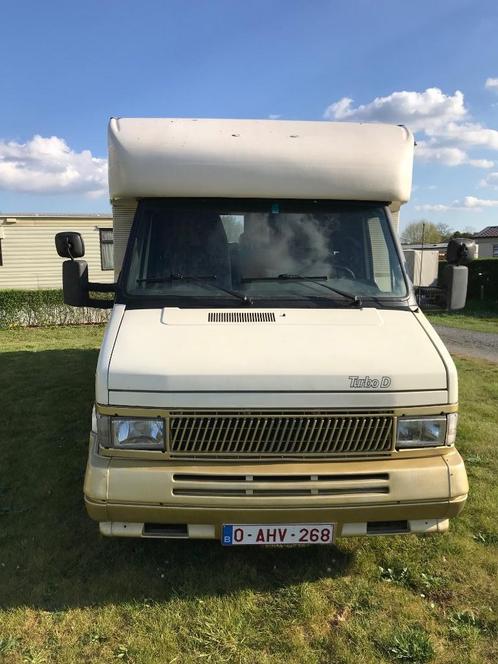 Oldtimer motorhome, Caravans en Kamperen, Mobilhomes, Particulier, Half-integraal, tot en met 3, Dethleffs, Diesel, 7 tot 8 meter