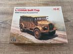 ICM Mercedes L1500A Soft Top WWII German Personnel Car 1/35, Overige merken, Auto, 1:32 tot 1:50, Ophalen of Verzenden