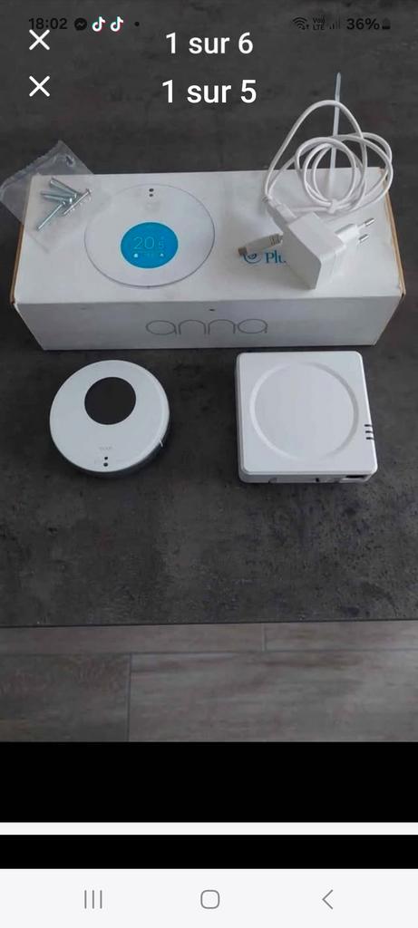 Thermostat intelligent anna plugwise neuf dans ça boîte, Doe-het-zelf en Bouw, Thermostaten, Nieuw, Slimme thermostaat, Ophalen