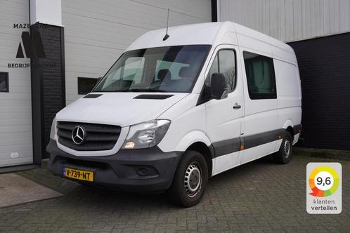 Mercedes-Benz Sprinter 211 2.2 CDI L2H2 Dubbel Cabine EURO 6, Auto's, Bestelwagens en Lichte vracht, ABS, Centrale vergrendeling