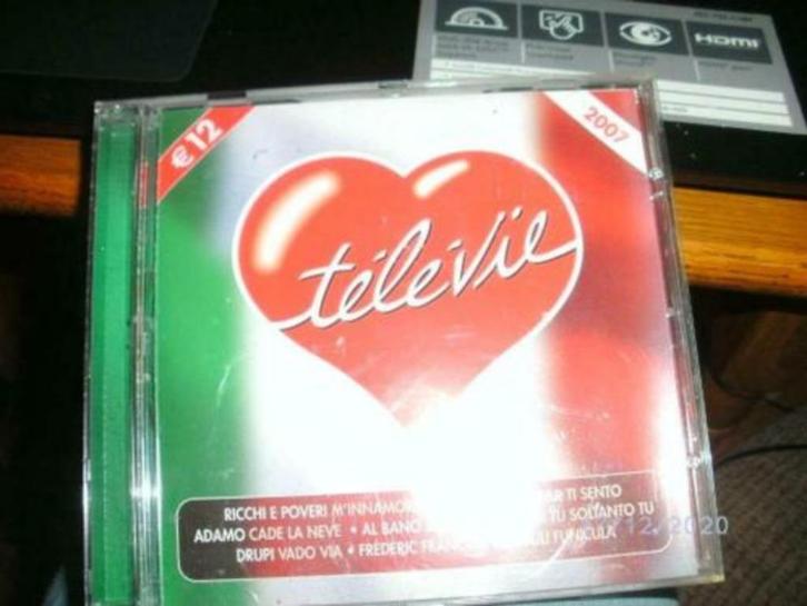 Lot CDs & drapeaux TELEVIE !, Collections, Broches, Pins & Badges, Neuf, Insigne ou Pin's, Marque, Enlèvement