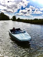 Retro speedbootje met motor en trailer, Watersport en Boten, Ophalen, Gebruikt, Minder dan 70 pk, 3 tot 6 meter
