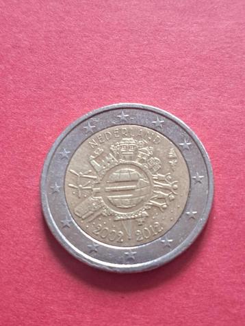 2012 Nederland 2 euro 10 jaar invoering Euro cash beschikbaar voor biedingen
