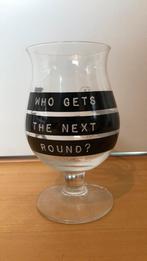 Duvel glas Finalist Who gets the next round, Ophalen of Verzenden, Nieuw, Bierglas