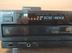 CD speler Sony CDP-C700 5-disc cd-speler+ afstandsbediening, Ophalen of Verzenden, Gebruikt, Sony