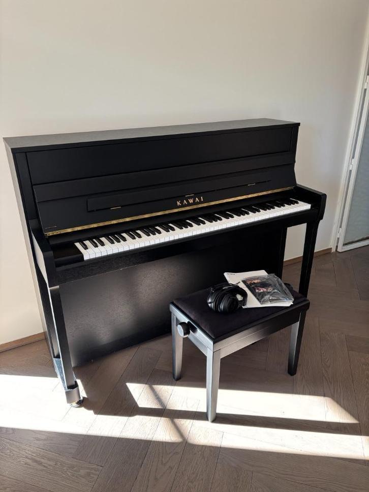 Piano kawai, Muziek en Instrumenten, Piano's, Zo goed als nieuw, Piano, Zwart, Ophalen