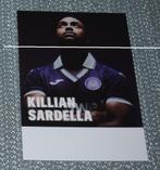 RSC Anderlecht : Killian Sardella / Geen handtekening, Verzenden, Nieuw, Spelerskaart