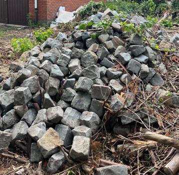 Kasseien gratis op te halen, Utilisé, 5 à 10 m², Briques, Enlèvement