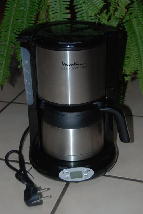 Moulinex Subito filterkoffiezetapparaat, programmeerbaar iso, Elektronische apparatuur, Koffiezetapparaten, Gebruikt, Gemalen koffie