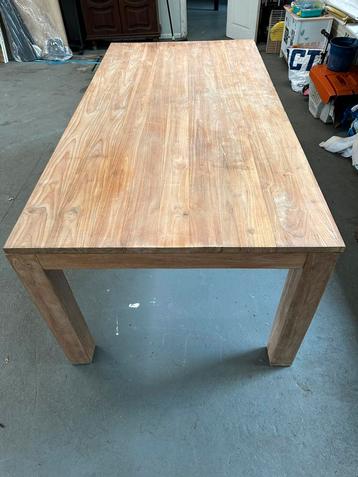 Teak tafel te koop, Enlèvement, Comme neuf