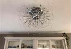 Lustre de plafond en acier inoxydable avec éclairage LED, Maison & Meubles, Enlèvement ou Envoi