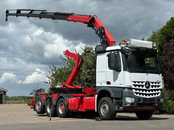 Mercedes-Benz Arocs 3251 8x4 TRIPLE!26TM KRAAN/HAAK!EURO6!TO beschikbaar voor biedingen