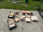 Houten vormen voor vierkante borden in klei - 16 sets, Antiek en Kunst, Ophalen