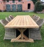 Teak tuintafel nieuwe XXL en ronde tafel, Tuin en Terras, Tuintafels, Ophalen, Nieuw