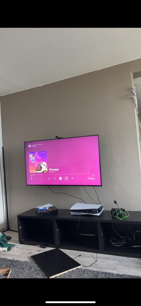 LG televisie LG55QNED816QA, Audio, Tv en Foto, Televisies, Zo goed als nieuw, LED, 100 cm of meer, 4k (UHD), LG, 120 Hz, Smart TV