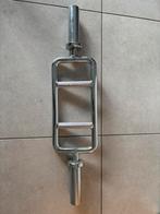 Triceps halterstang 86cm 50mm, Sports & Fitness, Équipement de fitness, Enlèvement, Comme neuf, Bras, Barre d'haltères