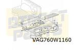 Volkswagen Amarok (9/10-) Achterbumper (bij PDC) (2ZZ chrome, -, -, Nieuw, Achter