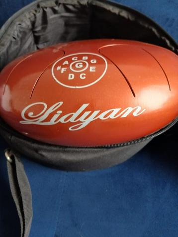 Lidyan handpan met 9 bankbiljetten en draagtas beschikbaar voor biedingen
