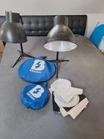 Lichttent met toebehoren, Ophalen, Gebruikt, Complete fotostudio