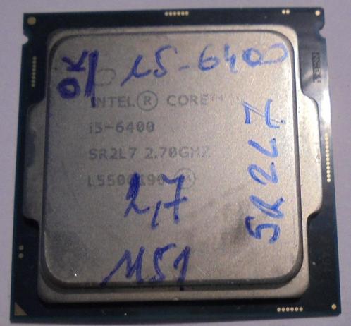 Intel i5 Socket 1151, Informatique & Logiciels, Processeurs, 4-core, Enlèvement ou Envoi