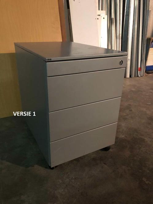 TDS ladeblok 60x40x59,  grijs metaal, met of zonder sleutel, Huis en Inrichting, Bureaus, Gebruikt, Ophalen