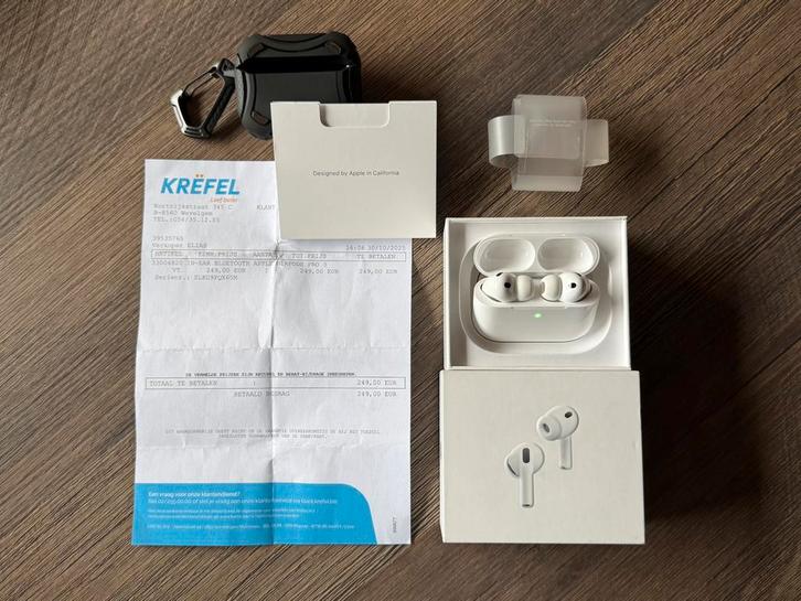 Apple AirPods Pro 3 + garantie, Telecommunicatie, Mobiele telefoons | Oordopjes, Zo goed als nieuw, In gehoorgang (in-ear), Bluetooth