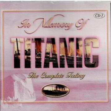 cd   -    In Memory Of Titanic - The Complete Feeling  - cd3 beschikbaar voor biedingen