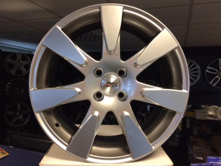 IN STOCK: NIEUWE set 17 inch 4x100 aluminium sport velgen, Auto-onderdelen, Banden en Velgen, Velg(en), 17 inch, Nieuw, Ophalen of Verzenden