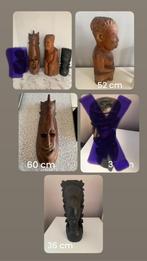 3 Afrikaanse houten beeldjes (10€ per stuk), Ophalen of Verzenden