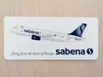 Sabena Sticker #012 Airbus A319 OO-SAB 7x15,5, Verzamelen, Ophalen of Verzenden, Nieuw, Bedrijf of Vereniging
