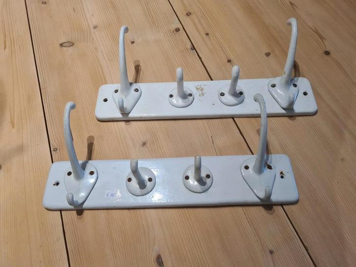 Oude geëmailleerde badkameraccessoires, Antiek en Kunst, Curiosa en Brocante, Ophalen of Verzenden