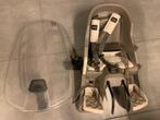 Fietsstoel guppy mini met windscherm, Siège avant, 0 à 18 kg, Repose-pieds, Utilisé