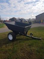 Grote zitmaaier/mini traktor kar, Ophalen