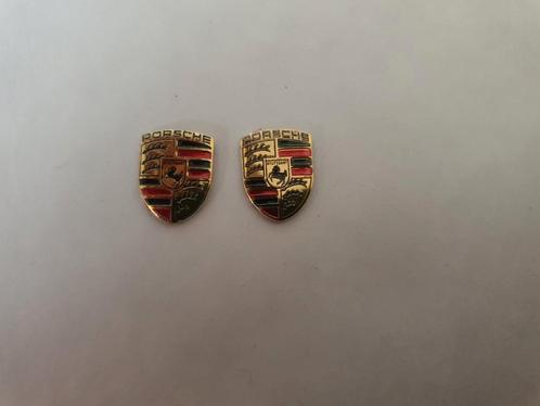 Porsche sleutel logos > +- 12 mm x 9 mm, Auto-onderdelen, Klein materiaal, Porsche, Nieuw, Ophalen of Verzenden