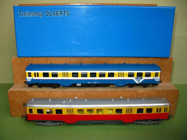 OLAERTS  HO : 2x Railbus NMBS nr. 4407 + 4507 - 200 € samen, Hobby en Vrije tijd, Modeltreinen | H0, Zo goed als nieuw, Locomotief