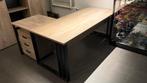 Bureau + ladenblok, Huis en Inrichting, Bureaus, Ophalen, Zo goed als nieuw, Bureau