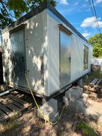 Werfkeet/ opslagcontainer/ mobile werfkeet, Doe-het-zelf en Bouw, Bouwketen en Schaftketen, Ophalen, Gebruikt