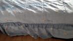 Sprei wit lichtblauwe bloemen 2 persoonsbed, Blauw, Tweepersoons, Ophalen of Verzenden, Deken of Dekbed