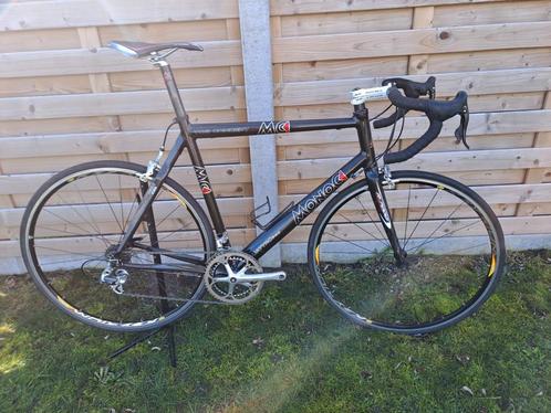 Monoc Quattro racefiets, deels carbon,  Ksyrium wielset., Fietsen en Brommers, Fietsen | Heren | Sportfietsen en Toerfietsen, 28 inch