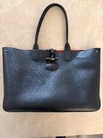 Longchamp Roseau Reversible Tote - Zwart/Cherry, Envoi, Utilisé, Noir, Shopper